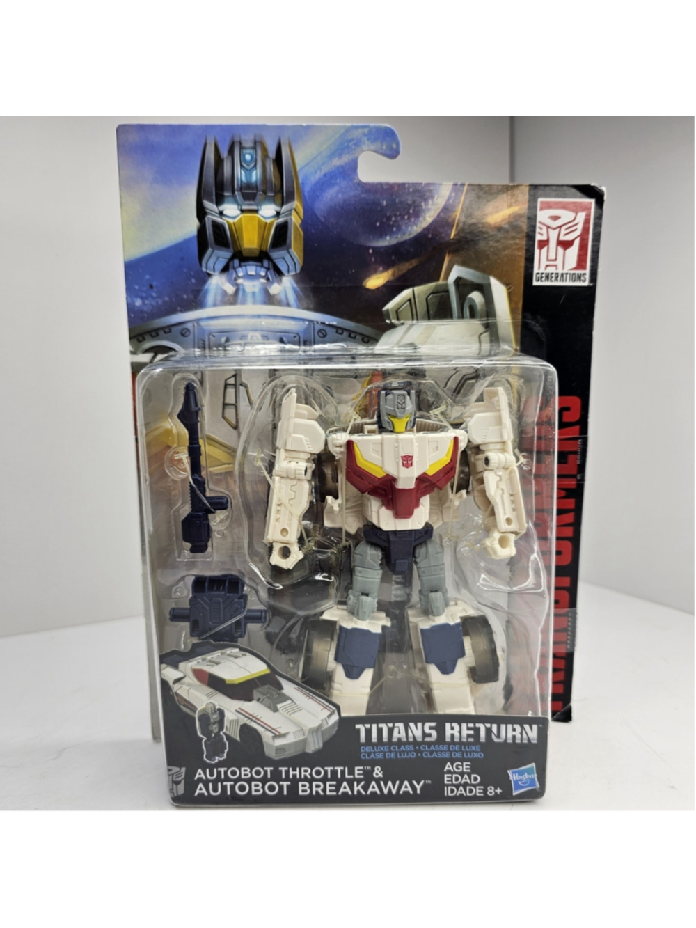 Transformers Titans Return Deluxe class Autobot Throttle & Autobot Breakaway